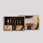 Професионален комплект за маникюр Musa Nails Medium с 6 накрайника за електрическа пила, подходящи за премахване на гел, dry manicure и почистване на кутикули.