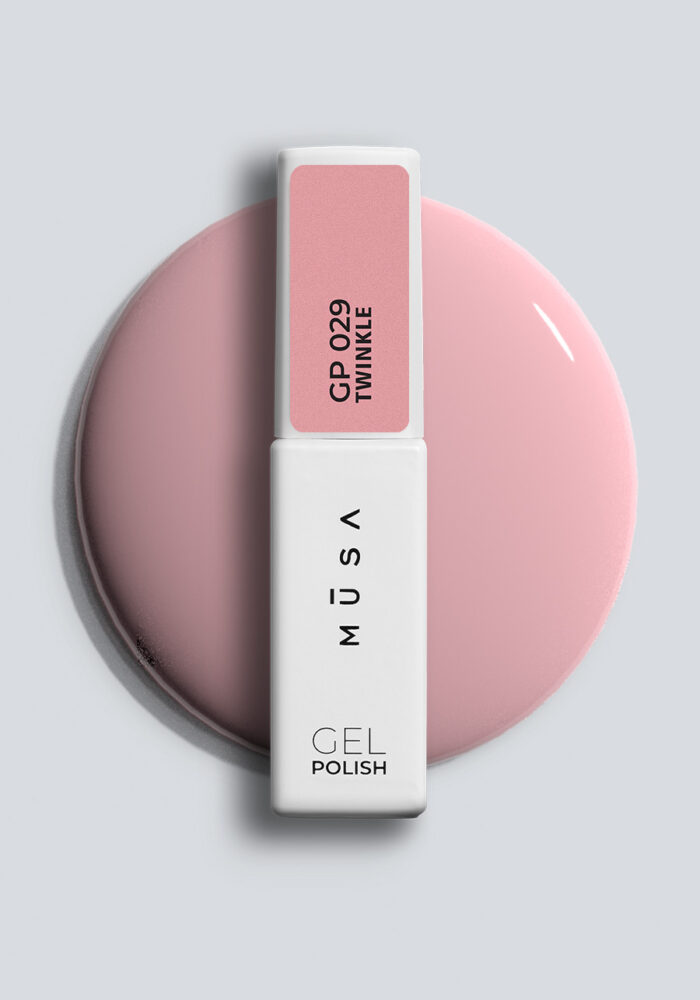 MUSA Nails Gel Polish GP033 Twinkle – розов полуперманентен гел лак 7 мл
