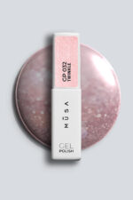 MUSA Nails Gel Polish GP032 Twinkle – млечно розов гел лак с shimmer и microglitter ефект, 7 мл